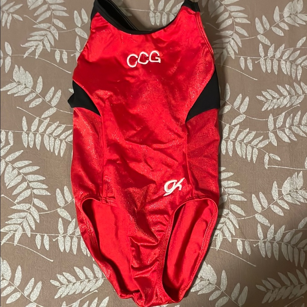 Red Gymnastics Leotard